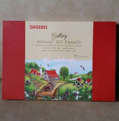 Atk0035 72Warna Greebel Artists Oil Pastels 72 Colors Crayon Krayon Multicolor