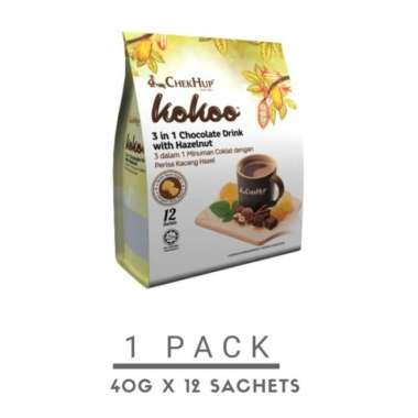 Chek hup Kokoo 3in1 Chocolate Drink with Hazelnut