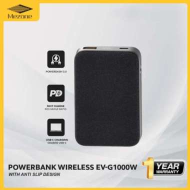 Mezone EV-G1000W Wireless Powerbank 15W Smart LCD Display 10000mAh PD
