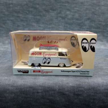 Tarmac T64S 005 Me1 Vw T1 Panel Van " Moon Equipped Mooneyes " With Su Multicolor