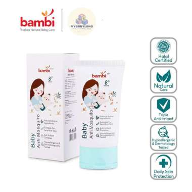 Bambi Baby Skin Protectant With Essential Oil | Bambi Lotion Anti Nyamuk | Bambi Lotion Anti Mosquit
