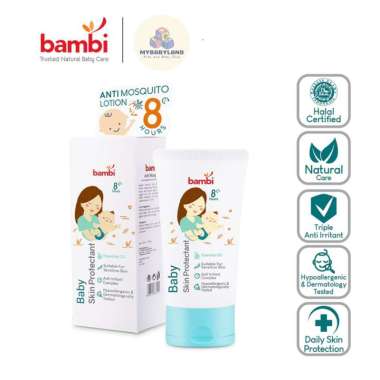Bambi Baby Skin Protectant With Essential Oil | Bambi Lotion Anti Nyamuk | Bambi Lotion Anti Mosquit