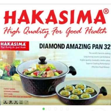 Hakasima Diamond Amazing Pan 32 Cm Multivariasi Multicolor