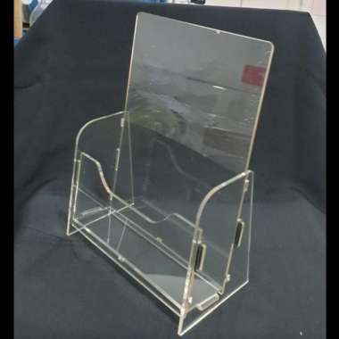 AKRILIK TEMPAT BROSUR / RAK / BOX A5 - MODEL RAKIT - BENING BENING