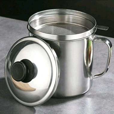 Saringan Minyak Goreng Pot Oil Saringan Stainless Minyak Goreng