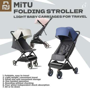 Xiaomi light shop baby folding stroller