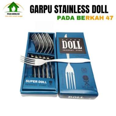 Garpu Makan Super Doll Dinner Fork Stainless Tebal Sendok Garpu Makan