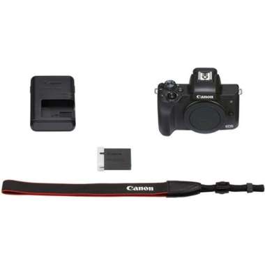 Canon EOS M50 II kit 15-45mm / Kamera EOS M50 + Lensa 15-45mm Mark 2 PAKET STANDARD BO DISTRI BLACK