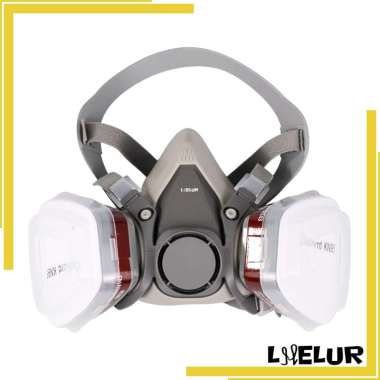 LHELUR Masker Gas Respirator Model 6200 Half Face SICCO   Masker 6200