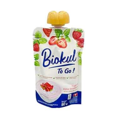 BIOKUL YOGHURT TO GO STRAWBERRY 80GR