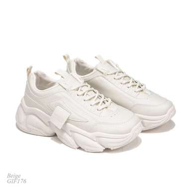 SPV Gifly Lalisa Sepatu Sneaker Korea Wanita Import GIF176 38 Beige