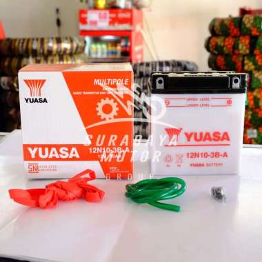 Aki BASAH 12N10-3B/12N10-3B-A YUASA 12Volt vespa thunder viar tosa 12N10-3B-A