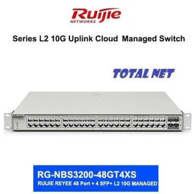 RUIJIE RG-NBS3200-48GT4XS 48port+4 FP+ L2 10G Gigabit Switch NBS3200