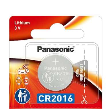 Battery Baterai Lithium CR2016 3V Panasonic Ori baterai CMSO kancing