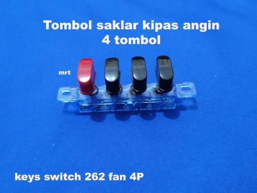 Tombol 4 Saklar / Switch Kipas Angin Universal 3 Speed keys switch 262