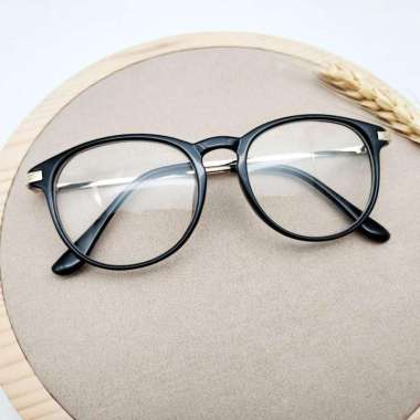 Frame Kacamata Vintage Optik Hitam