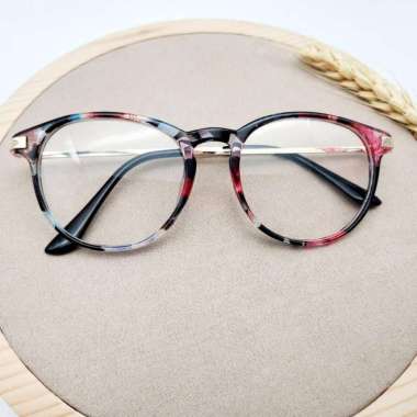 Frame Kacamata Vintage Optik warnawarni