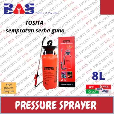 BOTOL PRESSURE SPRAYER TOSITA / PRESSURE SPRAYER 8L