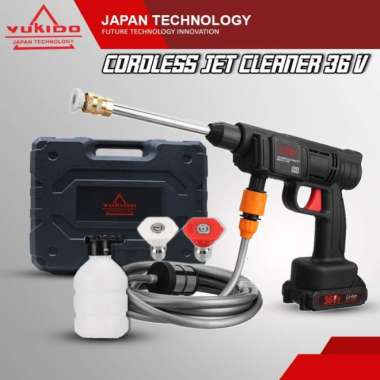 MESIN STEAM CORDLESS.JET CLEANNER SPRAYER BATREI 36V.YUKIDO CORDLESS