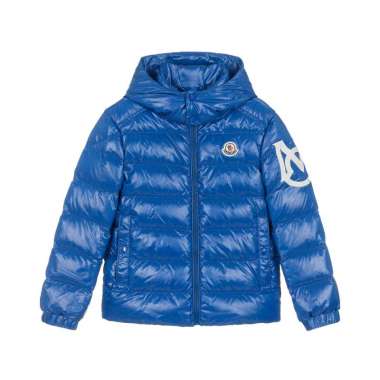 [12.12 Dealcember] Moncler Kids Saulx Down Jacket Blue 8A Blue