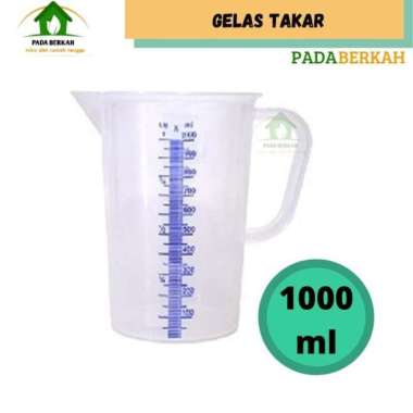Gelas Takar Gelas Ukur Plastik Takaran Air Gelas Takaran Plastik 1000 ml