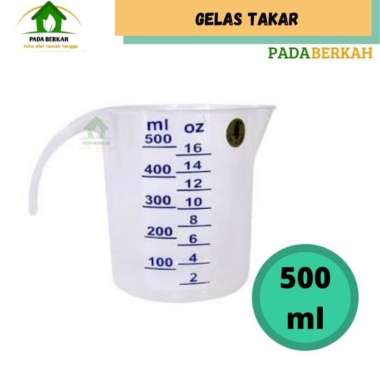 Gelas Takar Gelas Ukur Plastik Takaran Air Gelas Takaran Plastik 500 ml