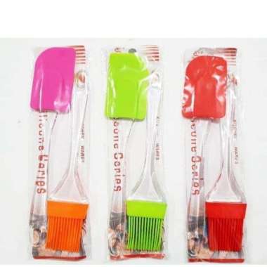 Kuas Silikon Besar Kuas Spatula Set Kuas Spatula Silikon Set Tahan Besar
