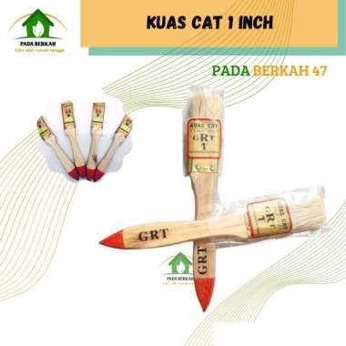 Kuas Cat Kuas Cat Tembok Dan Besi 1 Inch Kuas Cat Gagang Kayu