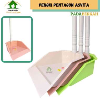 Pengki Serokan Sampah Asvita Pentagon Gagang Kuat PGP 331 Asvita Moca