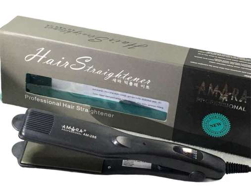 Catok Amara Plat Lurus Lebar Tipe AM 288 Hair Styling Straightener Pelurus Rambut Catokan Rambut Pro