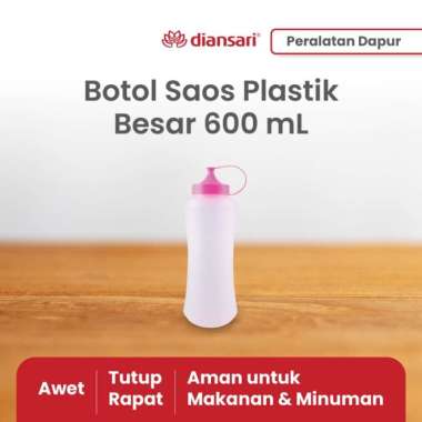 Botol Saos Plastik Besar Wadah Kecap 600ML