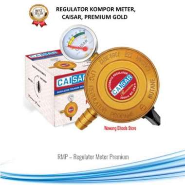 REGULATOR GAS ELPIJI/LPG PLUS METER CAISAR PREMIUM TEKANAN RENDAH/ SNI