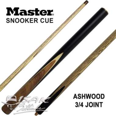 Master Snooker Ashwood 10 mm - 3/4 Joint Stik Kecil Billiard Stick Ash TERJAMIN