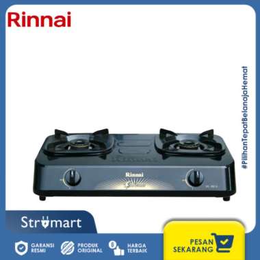 KOMPOR GAS 2 TUNGKU RINNAI TEFLON RI 302S / 2 TUNGKU TEFLON RI-302S Multicolor