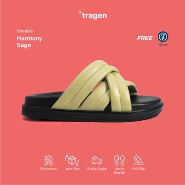 MIVASO TRAGEN Footwear Harmony Sage Sandal Platform Casual Wanita Original SAGE 36