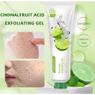 NEW 2023 Peeling Wajah Fruit Acid Exfoliating Gel 30 Gr Facial Glowing CINDYNAL EXPOLIATING GEL