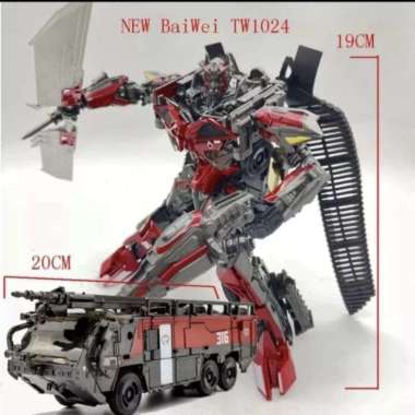 Mainan Robot Transformer Deformation Baiwei BMB TW1024 Sentinel Prime