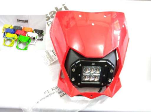 LAMPU DEPAN HEAD LAMP KLX BF LED LENGKAP BATOK LAMPU ORIGINAL