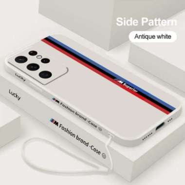 SAMSUNG S23 ULTRA Ori Fashion Brand Case Premium Soft Casing s23 ultra Cream