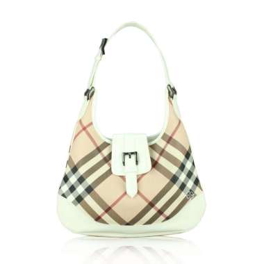 Burberry Nova Check White/Beige PVC and Brooke