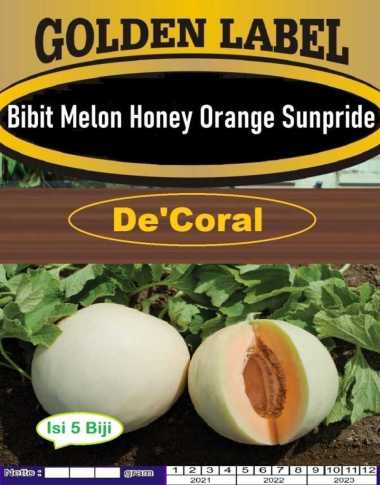 Bibit Melon Honey Orange Sunpride | Benih Melon Honey Orange Sunpride