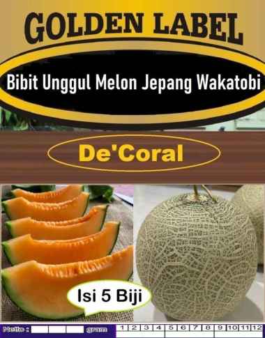 Bibit Unggul Melon Jepang Wakatobi | Biji Benih Melon Wakatobi