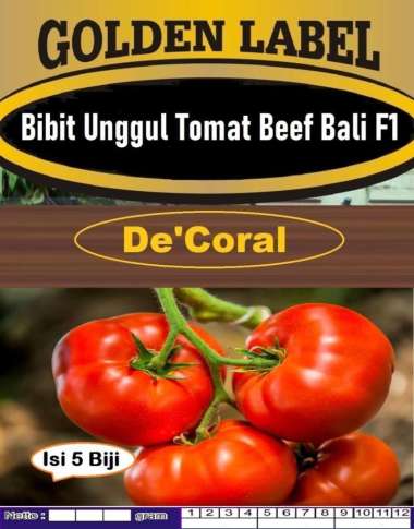 Bibit Unggul Tomat Beef Bali F1 | Biji Benih Tomat Beef Bali F1