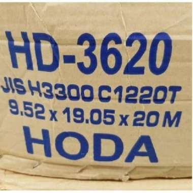 Pipa Ac Hoda 3/8 X 3/4 20 M / Pipa Ac 5pk Hoda