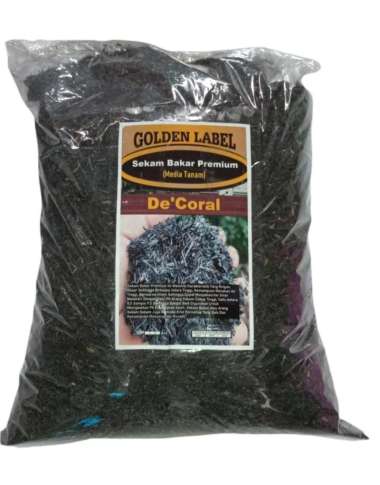 Sekam Bakar Premium Media Tanam| Arang Sekam Padi |Arang Sekam Tanaman