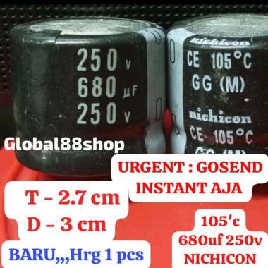 ELCO CAPASITOR ELKO 680uf/250v 680uf 250v 680 250