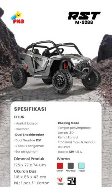 M 9288 MOBIL AKI M9288 RST mainan anak