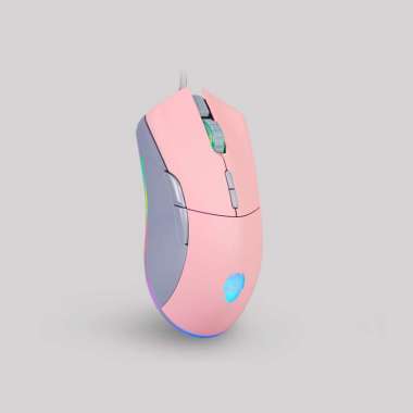 MOUSE GAMING REXUS XIERRA RXM X15 RGB MACRO ABSOLUTE CONTROL ORIGINAL Pink