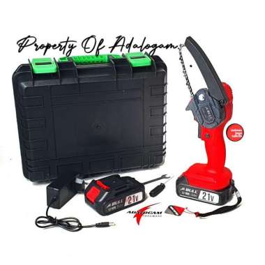 BULL BL504 Mini Chainsaw Baterai - Cordless Mini Chain Saw