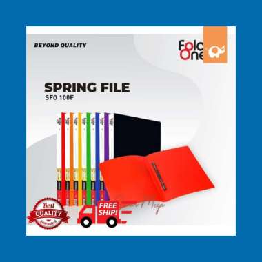 Map Spring File Folder One